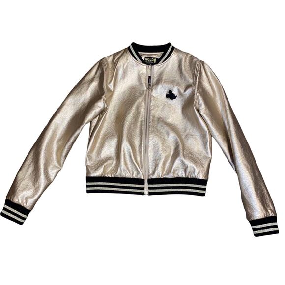 Disney Mickey Gold Collection small Bomber Jacket - Picture 3 of 8